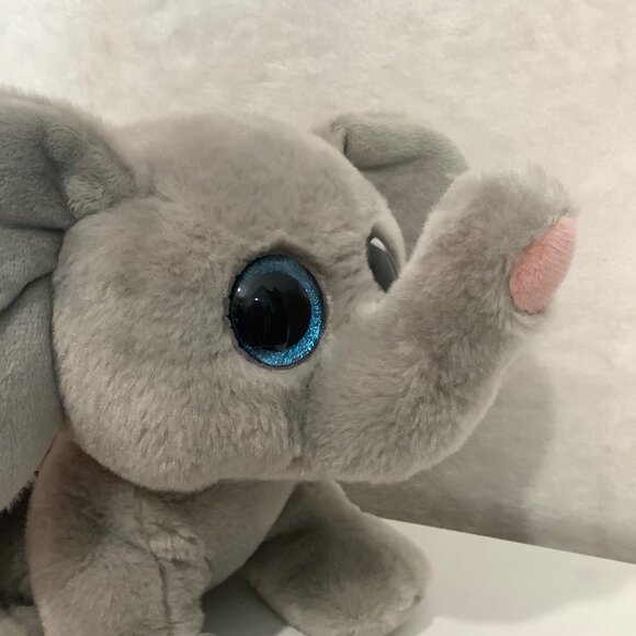 Vtg Ty Beanie Boos Whopper The Elephant Gray Plush Toy 10.5" Stuffed Animal - Picture 2 of 7